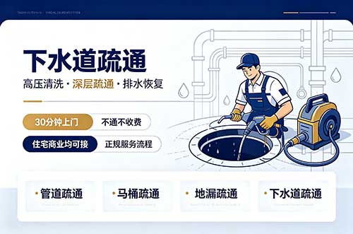 大渡口下水道疏通